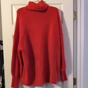 Aerie Vibrant Red Turtleneck Sweater